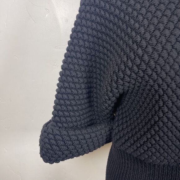 Authenticated Valentino Hiver 2008 Chunky Black Cardigan Sweater Medium - Picture 4 of 14